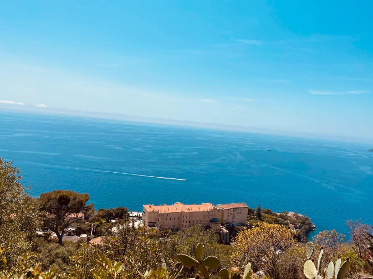 Luxueux Appartement - Vue Mer - Piscine - Free Parking - Monaco Cap-d'Ail Extérieur photo