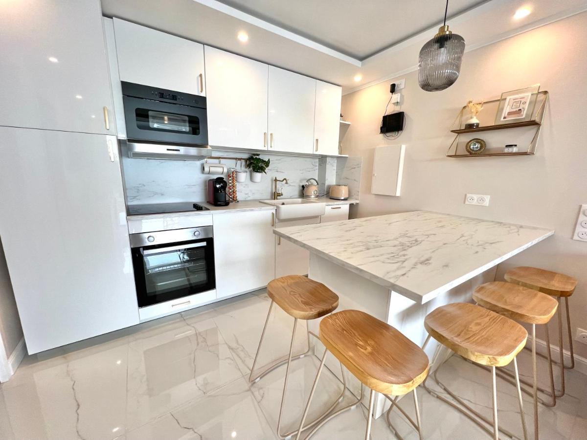 Luxueux Appartement - Vue Mer - Piscine - Free Parking - Monaco Cap-d'Ail Extérieur photo