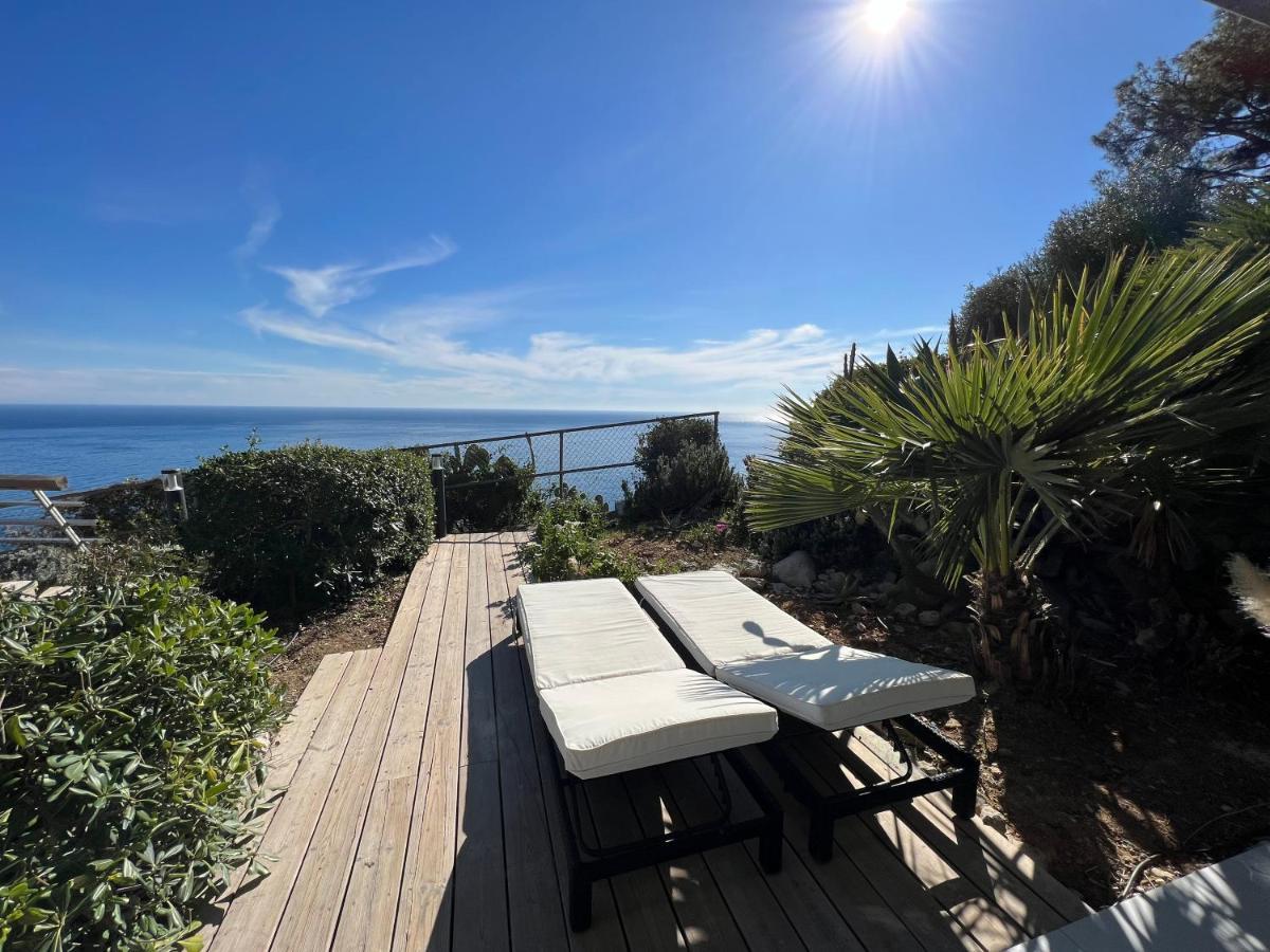 Luxueux Appartement - Vue Mer - Piscine - Free Parking - Monaco Cap-d'Ail Extérieur photo