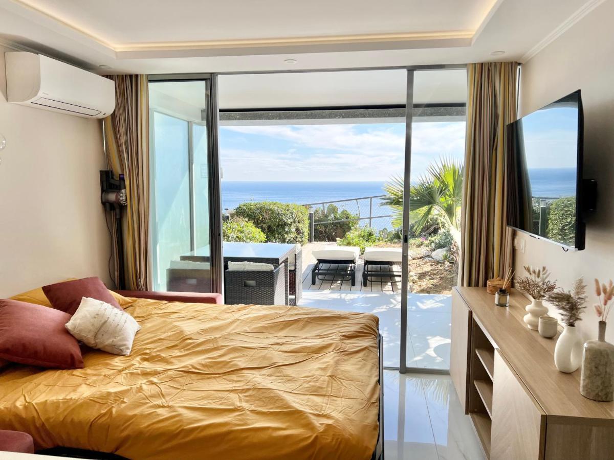 Luxueux Appartement - Vue Mer - Piscine - Free Parking - Monaco Cap-d'Ail Extérieur photo
