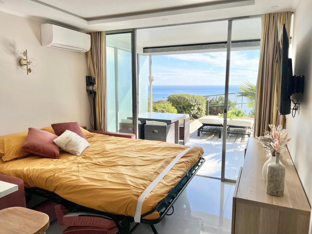 Luxueux Appartement - Vue Mer - Piscine - Free Parking - Monaco Cap-d'Ail Extérieur photo