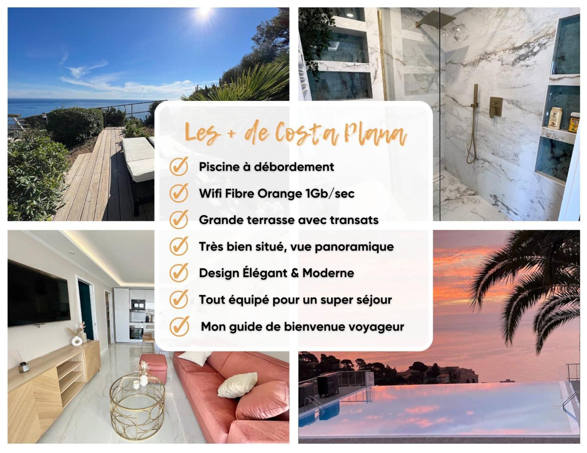 Luxueux Appartement - Vue Mer - Piscine - Free Parking - Monaco Cap-d'Ail Extérieur photo
